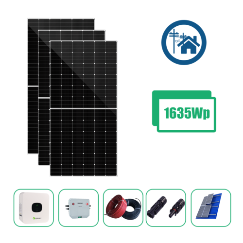 Kit Solar Conectado a Red de 1.5kW