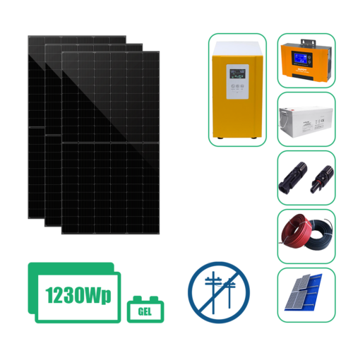 Kit Solar Aislado a Red de 1kW