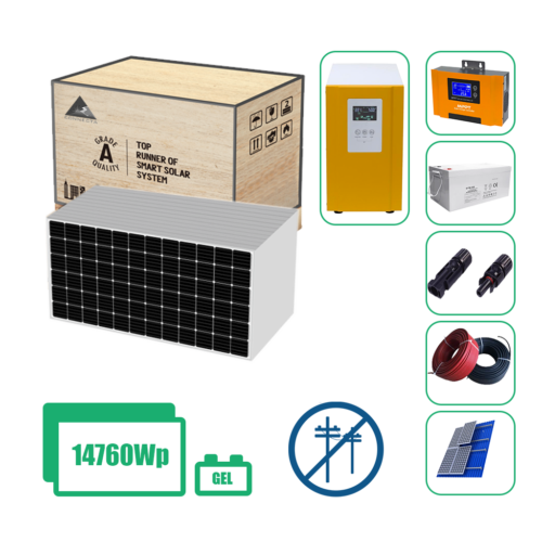 Kit Solar Aislado a Red de 15kW