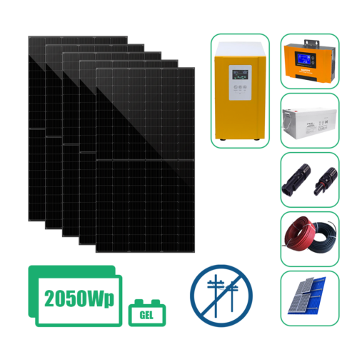 Kit Solar Aislado a Red de 2kW