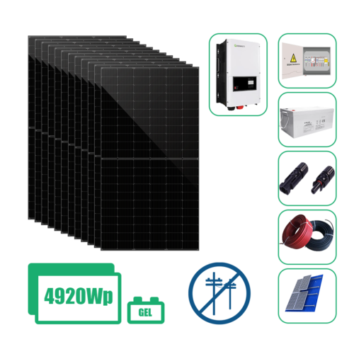 Kit Solar Aislado a Red de 5kW